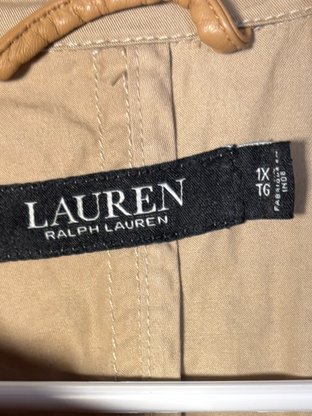 Ralph Lauren Tan Beige Trench Coat - Women's maxi Trench New W/O tags! - Picture 3 of 10